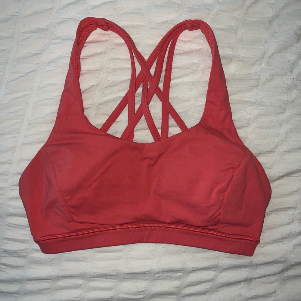 Lululemon free to be serene pale raspberry  Sports Bra C/D cup